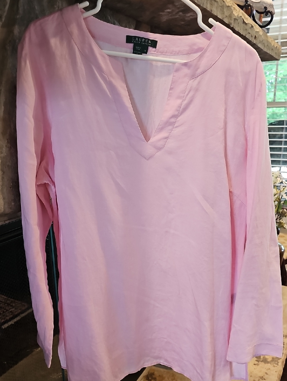 GUC Lauren Ralph Lauren Linen Top 1X